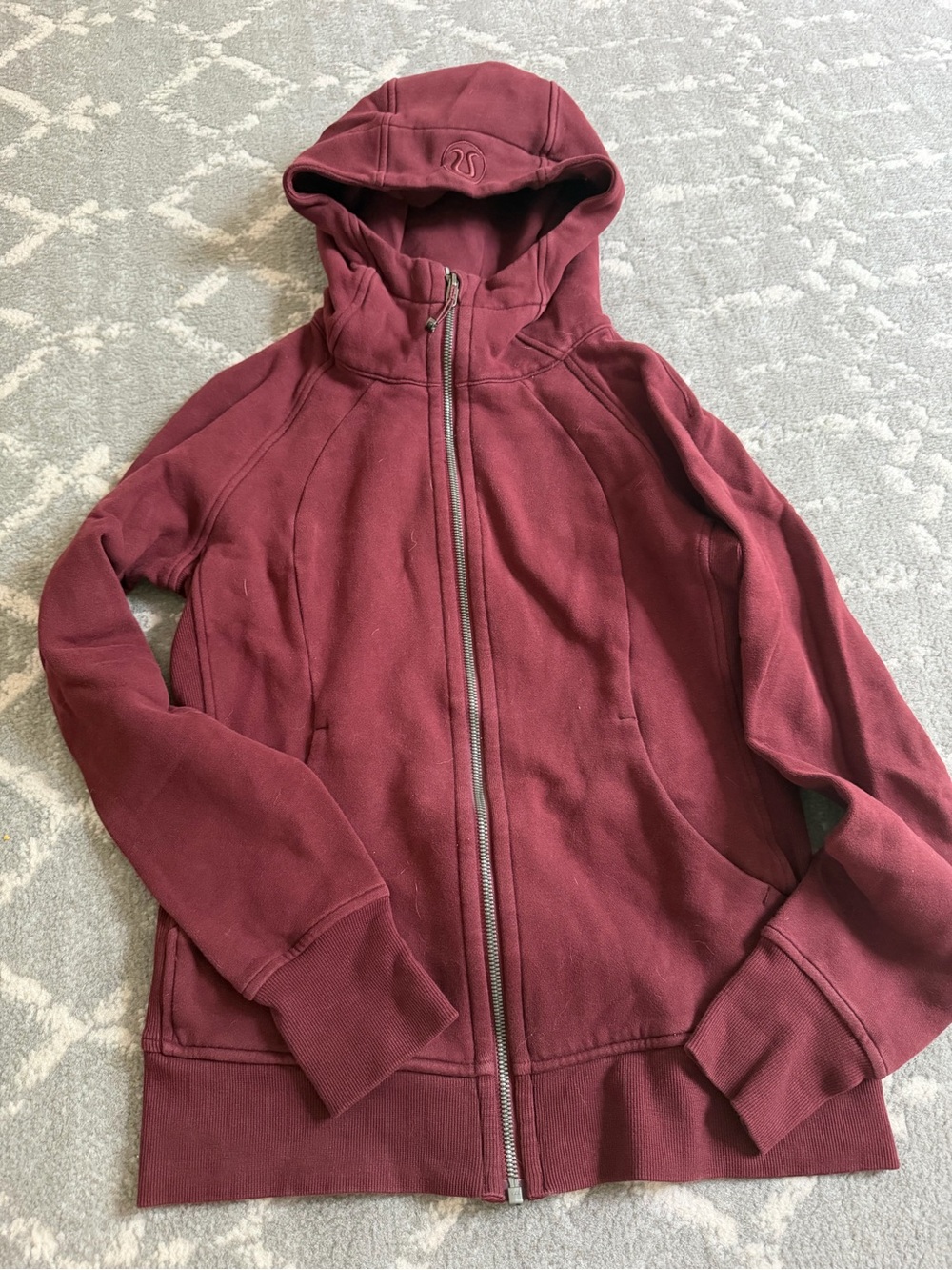 Lululemon burgundy scuba hoodie 8 - Gem